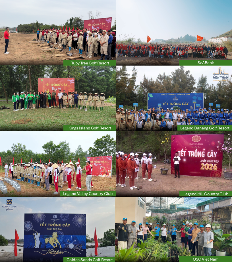Không khí ra quân rộn ràng tại các Công ty Thành viên Tập đoàn BRG trong dịp Tết Trồng cây Xuân Bính Ngọ 2026. Ảnh: BRG.