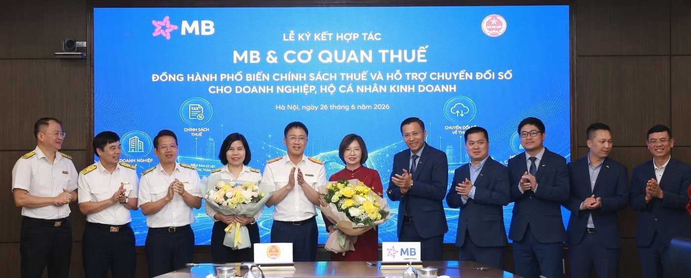 MB mở rộng hệ sinh thái số hỗ trợ doanh nghiệp tuân thủ thuế